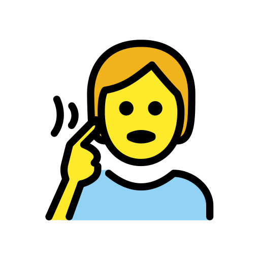 Deaf Person on OpenMoji