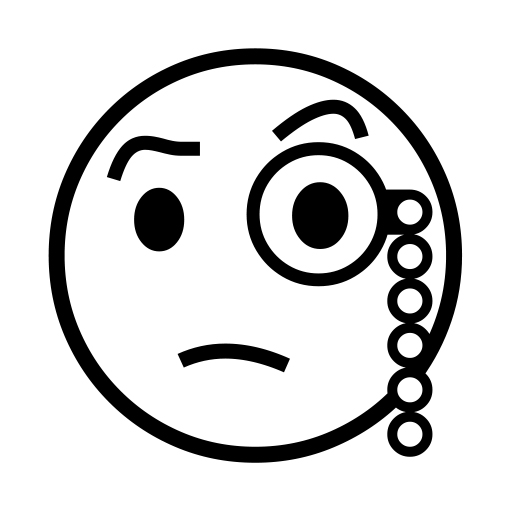Face With Monocle on Noto Emoji