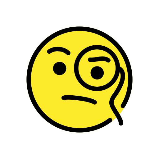 Face With Monocle on OpenMoji