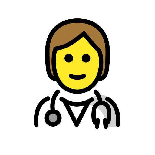 Health Worker on OpenMoji