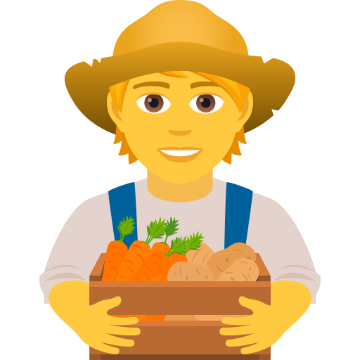 Farmer on JoyPixels