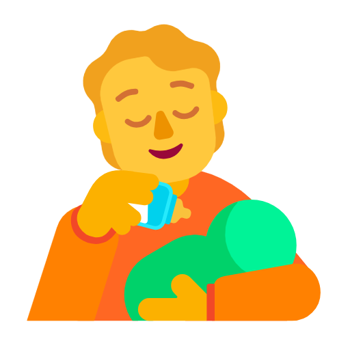 Person Feeding Baby on Microsoft Fluent