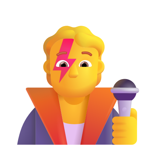 Singer on Microsoft 3D