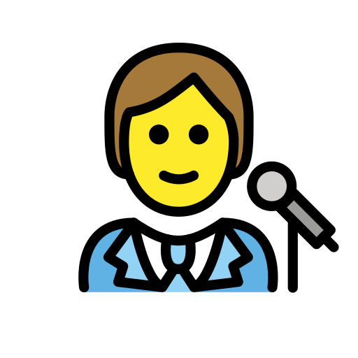 Singer on OpenMoji