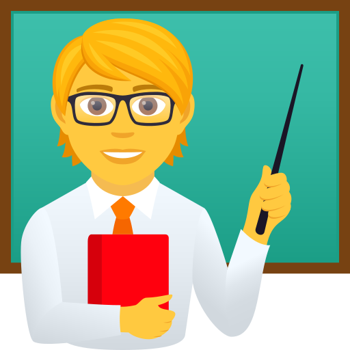Teacher on JoyPixels
