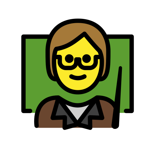 Teacher on OpenMoji