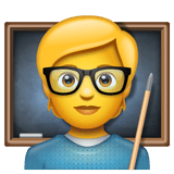 Teacher on WhatsApp