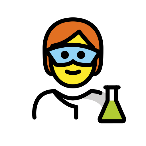 Scientist on OpenMoji