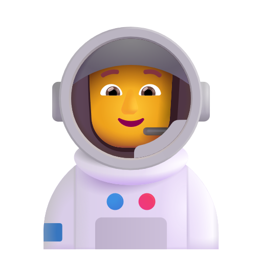 Astronaut on Microsoft 3D