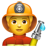 Firefighter on WhatsApp