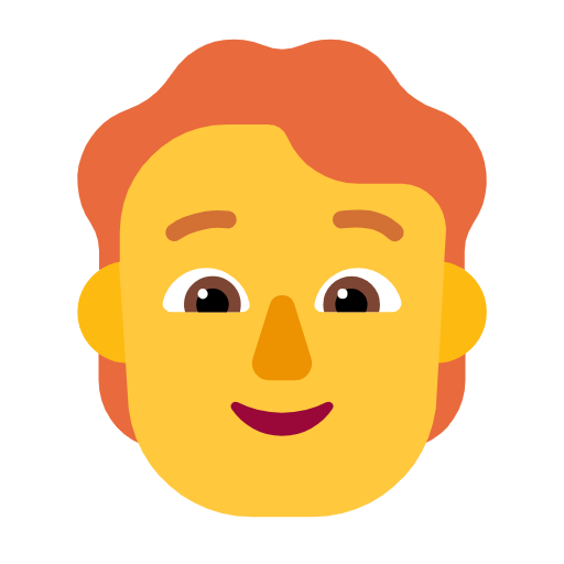 Person: Red Hair on Microsoft Fluent