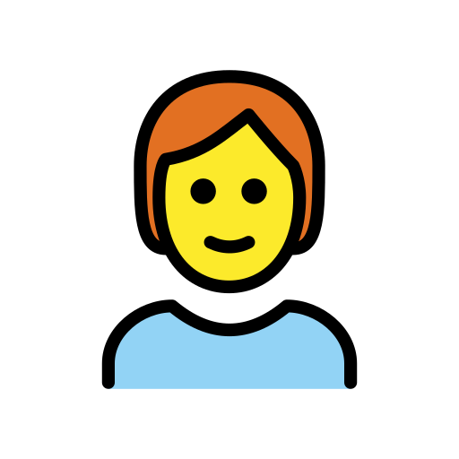 Person: Red Hair on OpenMoji