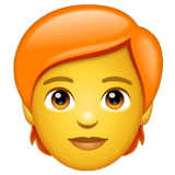 Person: Red Hair on WhatsApp