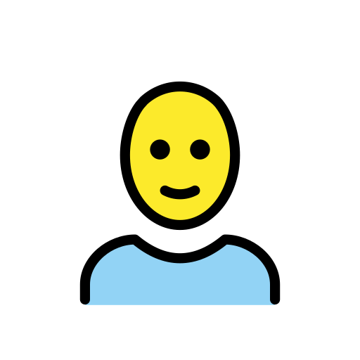 Person: Bald on OpenMoji