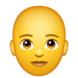 Person: Bald on WhatsApp