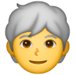 Person: White Hair on Samsung