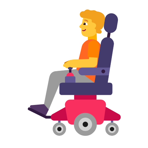 Person In Motorized Wheelchair on Microsoft Fluent