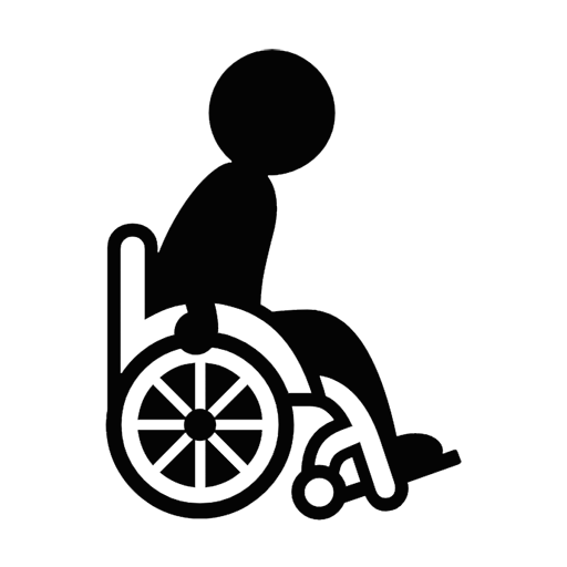 Person In Manual Wheelchair Facing Right on Noto Emoji