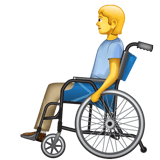 Person In Manual Wheelchair on WhatsApp