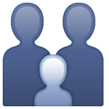 Family: Adult, Adult, Child on WhatsApp