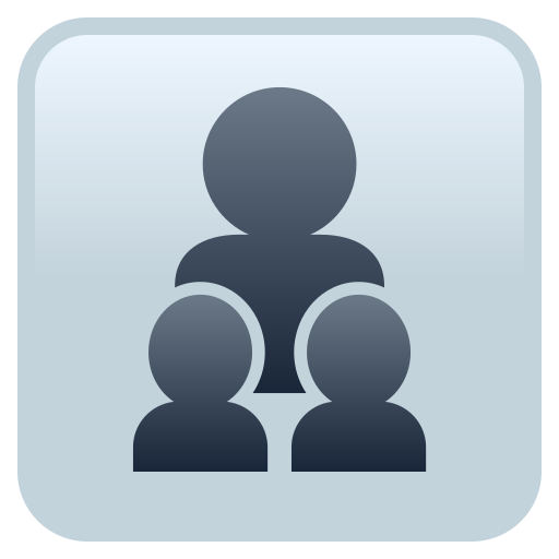 Family: Adult, Child, Child on JoyPixels