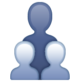 Family: Adult, Child, Child on WhatsApp