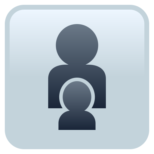 Family: Adult, Child on JoyPixels