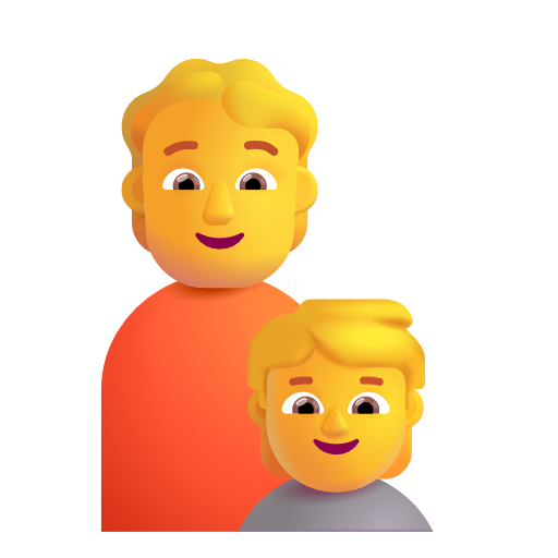 Family: Adult, Child on Microsoft 3D