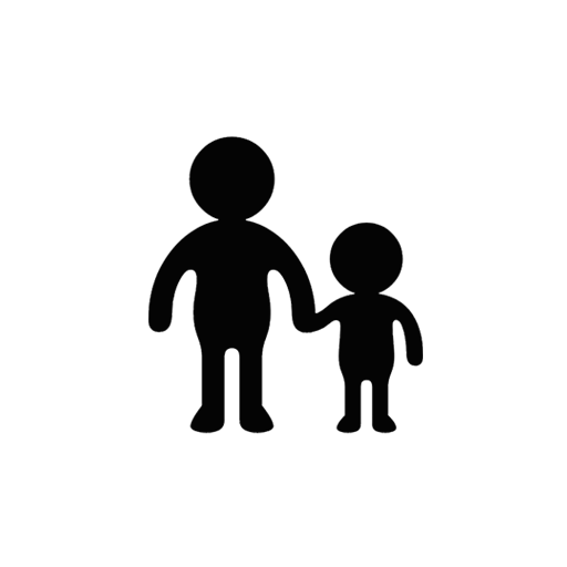 Family: Adult, Child on Noto Emoji