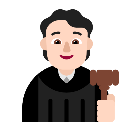 Judge: Light Skin Tone on Microsoft Fluent