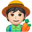 Farmer: Light Skin Tone on Samsung