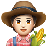 Farmer: Light Skin Tone on WhatsApp
