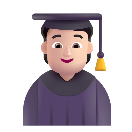 Student: Light Skin Tone on Microsoft 3D