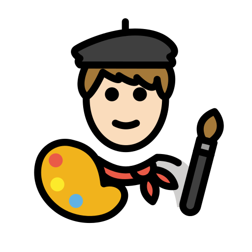 Artist: Light Skin Tone on OpenMoji