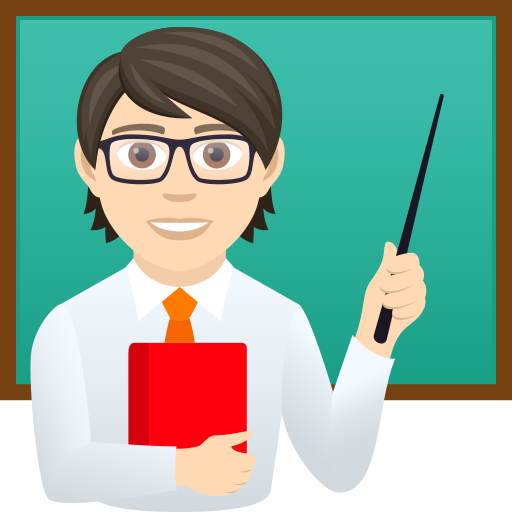 Teacher: Light Skin Tone on JoyPixels