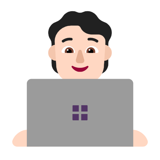 Technologist: Light Skin Tone on Microsoft Fluent