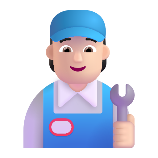 Mechanic: Light Skin Tone on Microsoft 3D
