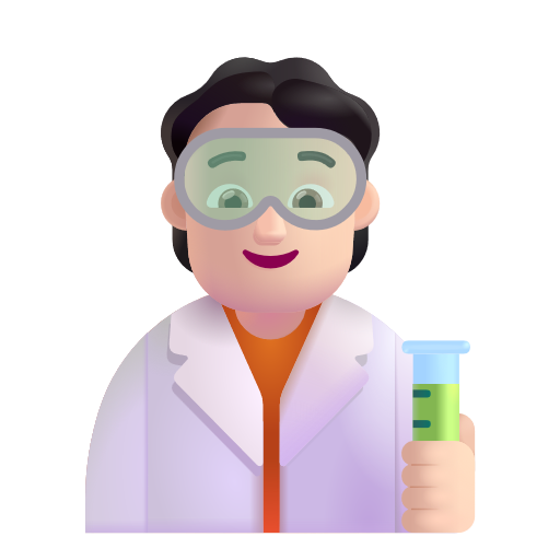 Scientist: Light Skin Tone on Microsoft 3D