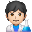 Scientist: Light Skin Tone on Samsung