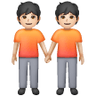 People Holding Hands: Light Skin Tone on Samsung