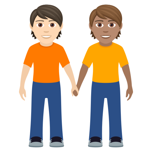 People Holding Hands: Medium Skin Tone on JoyPixels