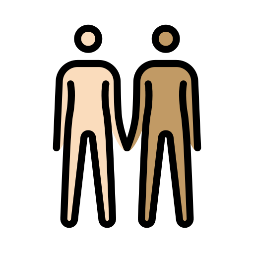 People Holding Hands: Medium Skin Tone on OpenMoji