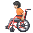 Person In Manual Wheelchair: Light Skin Tone on Samsung
