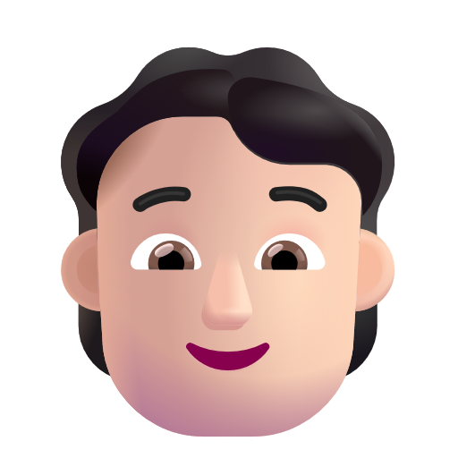 Adult: Light Skin Tone on Microsoft 3D