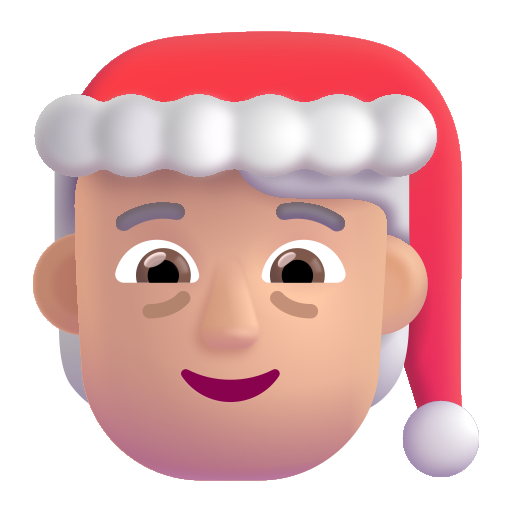 Mx Claus: Medium-Light Skin Tone on Microsoft 3D