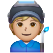 Factory Worker: Medium-Light Skin Tone on Samsung
