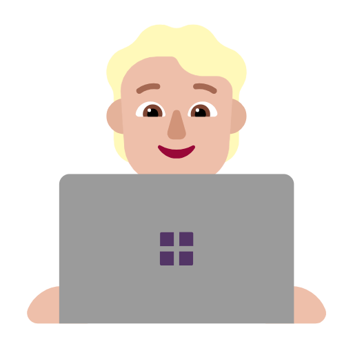 Technologist: Medium-Light Skin Tone on Microsoft Fluent