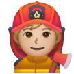 Firefighter: Medium-Light Skin Tone on Samsung