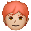 Person: Red Hair: Medium-Light Skin Tone on Samsung