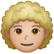 Person: Curly Hair: Medium-Light Skin Tone on Samsung